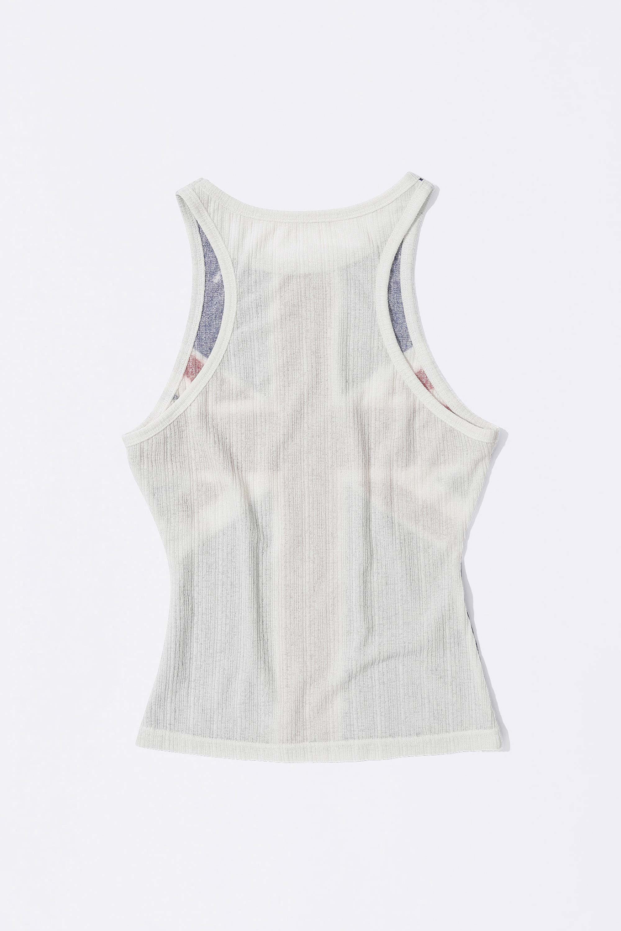 Tシャツ・カットソー [SCULPTOR] Union Jack Tank Ivory SC25S258IV Union Jack Tank Ivory – Sculptor