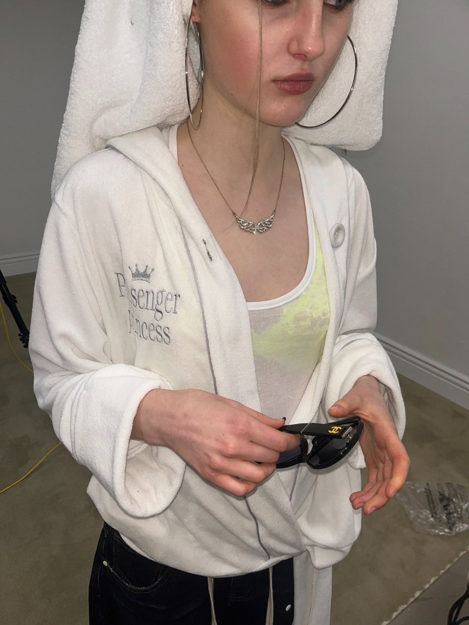 Bath Robe Hoodie White(Princess)