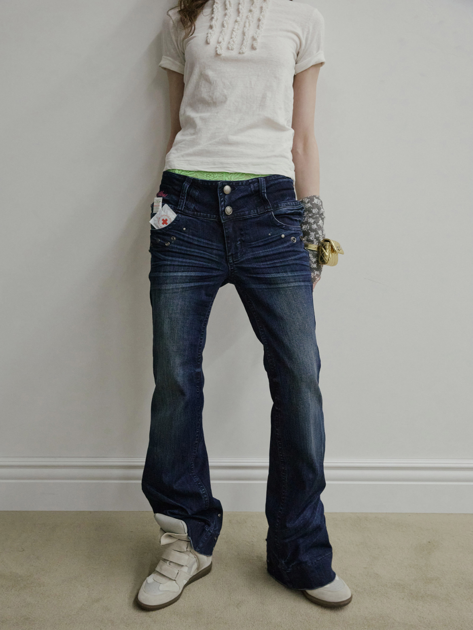 DIY Bootcut Denim Indigo