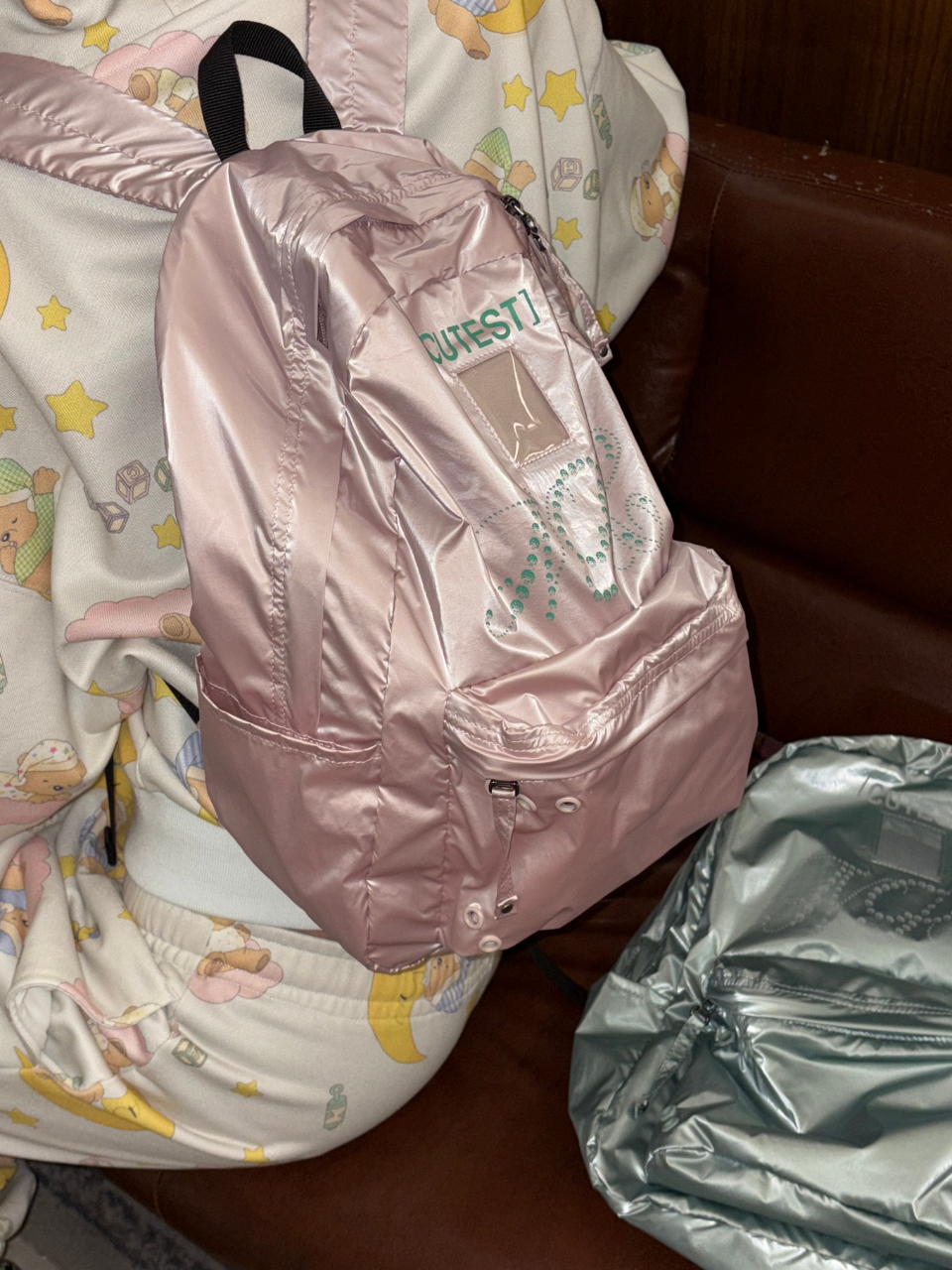 NPC Metallic Backpack Pink
