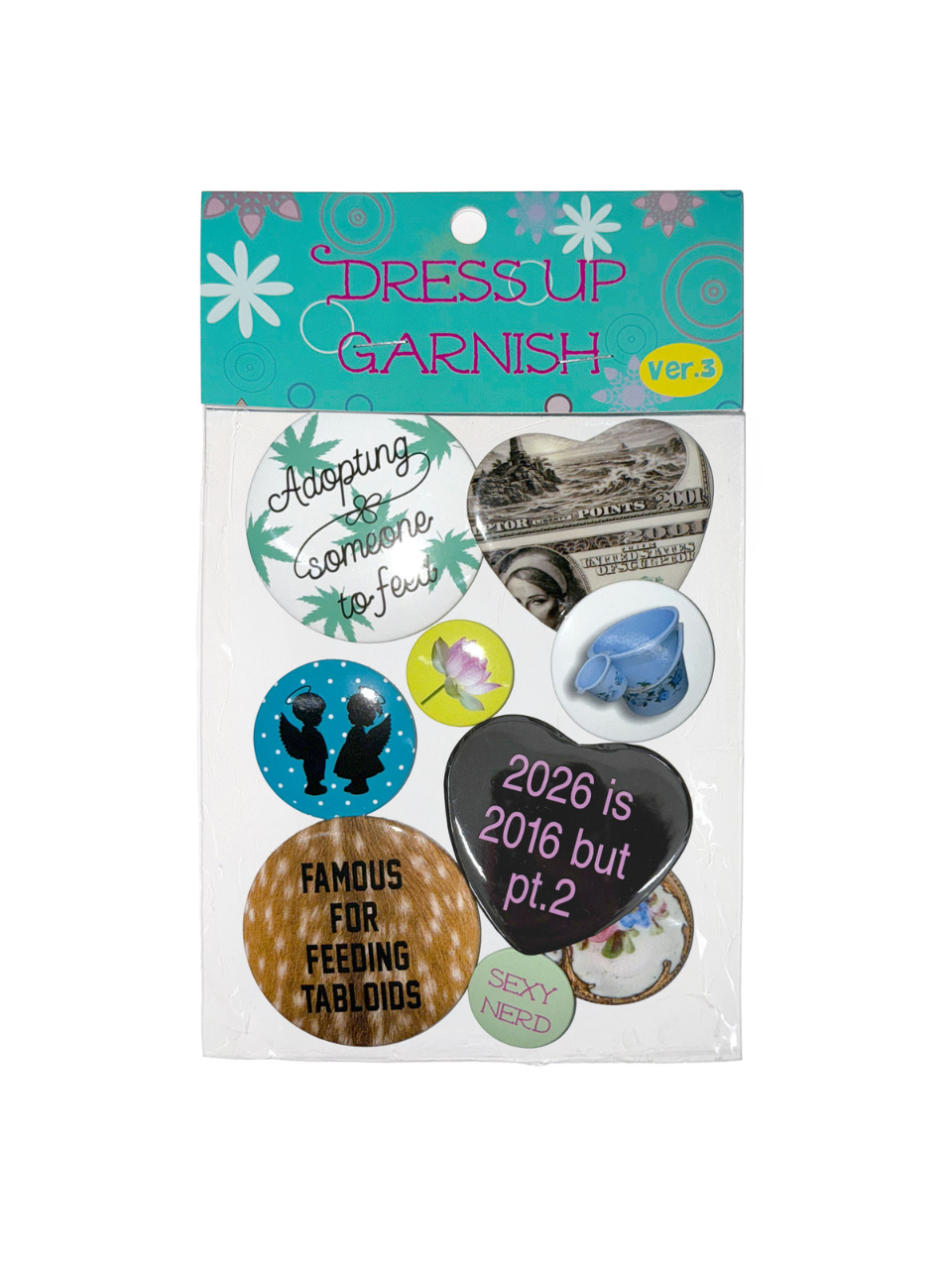 Tin Brooch Set Ver.3 Multi