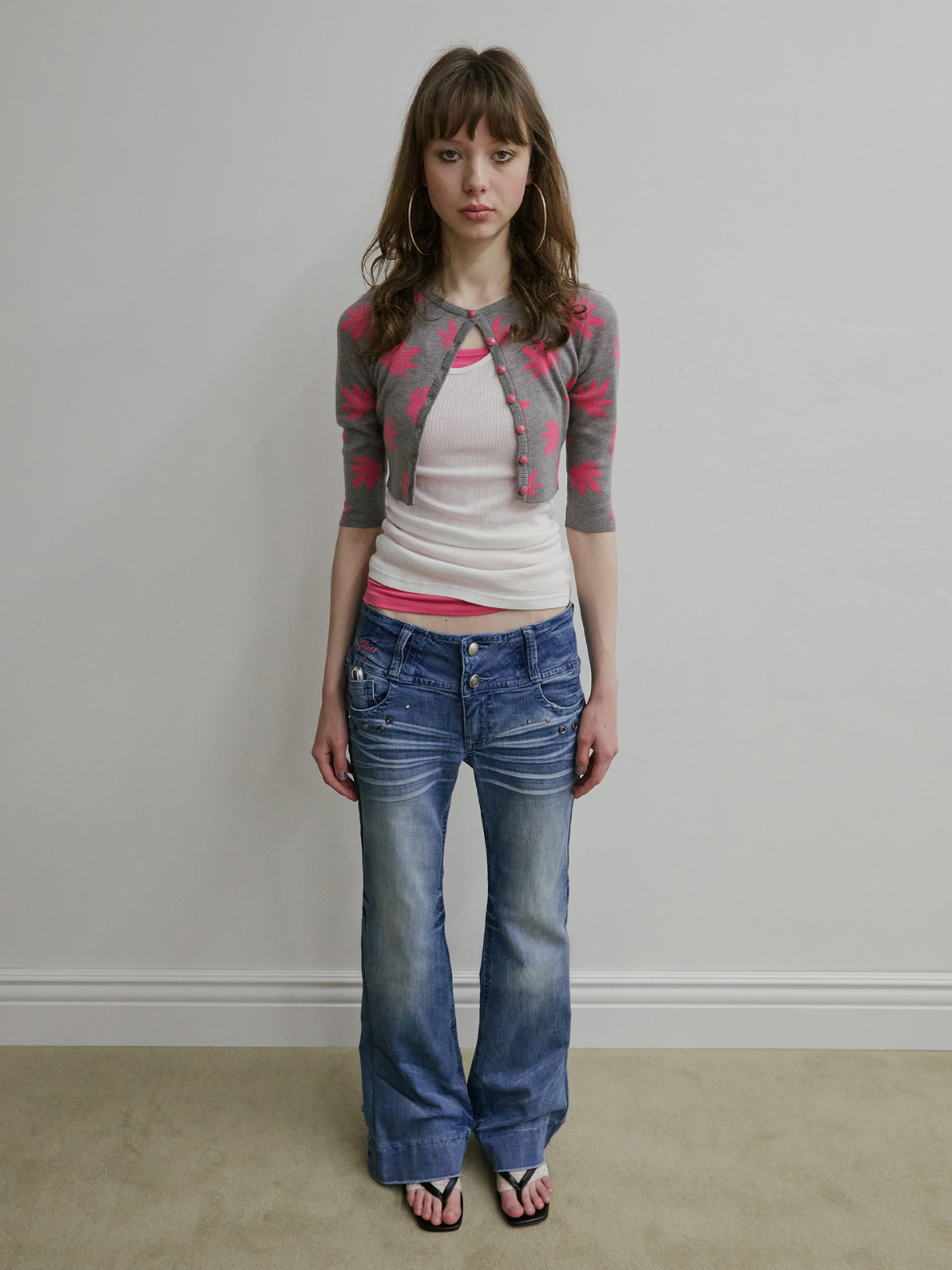 DIY Bootcut Denim Ice Blue