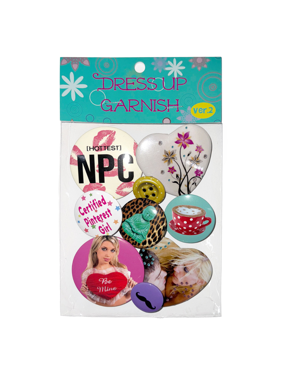 Tin Brooch Set Ver.2 Multi