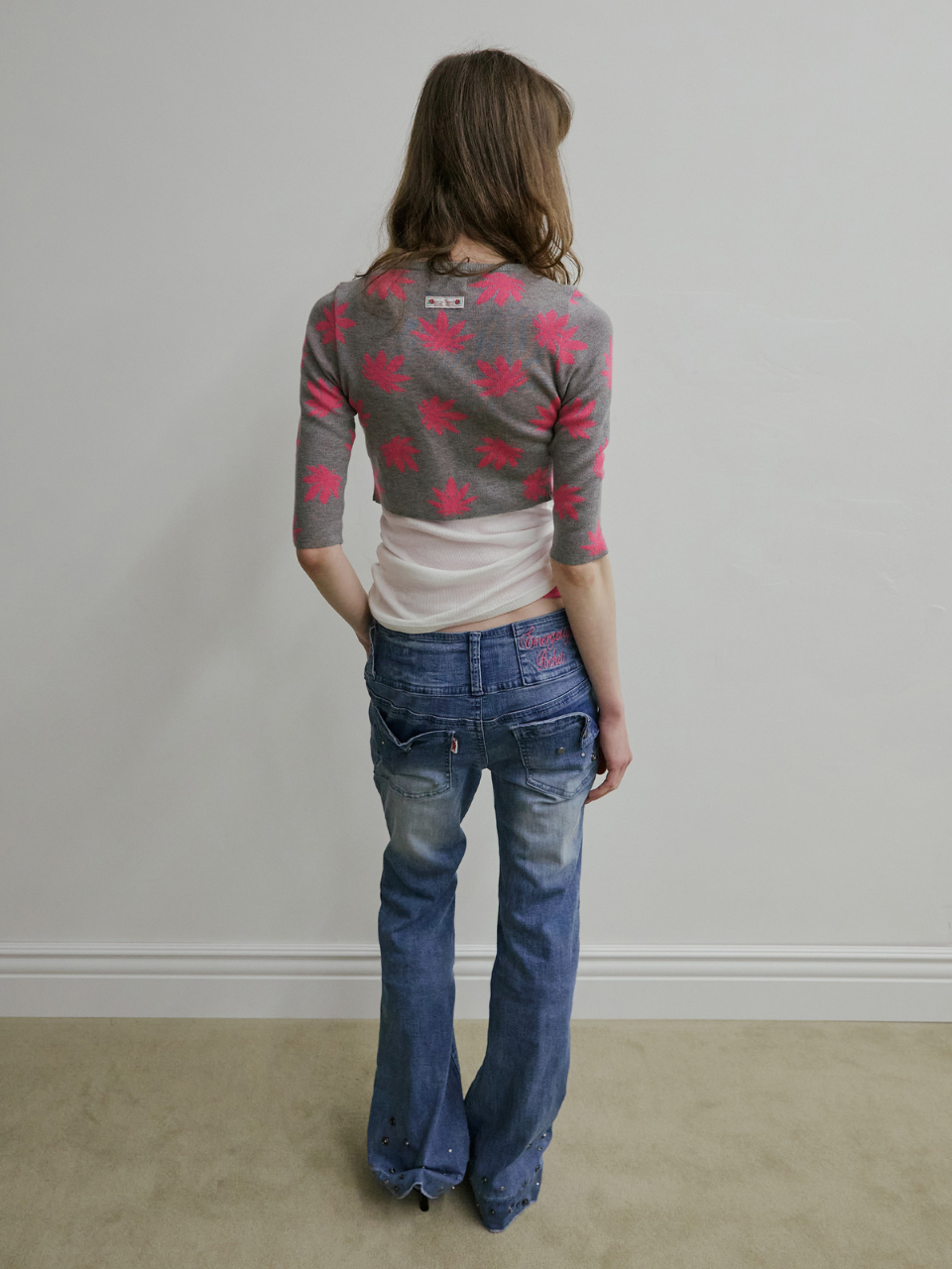 DIY Bootcut Denim Ice Blue