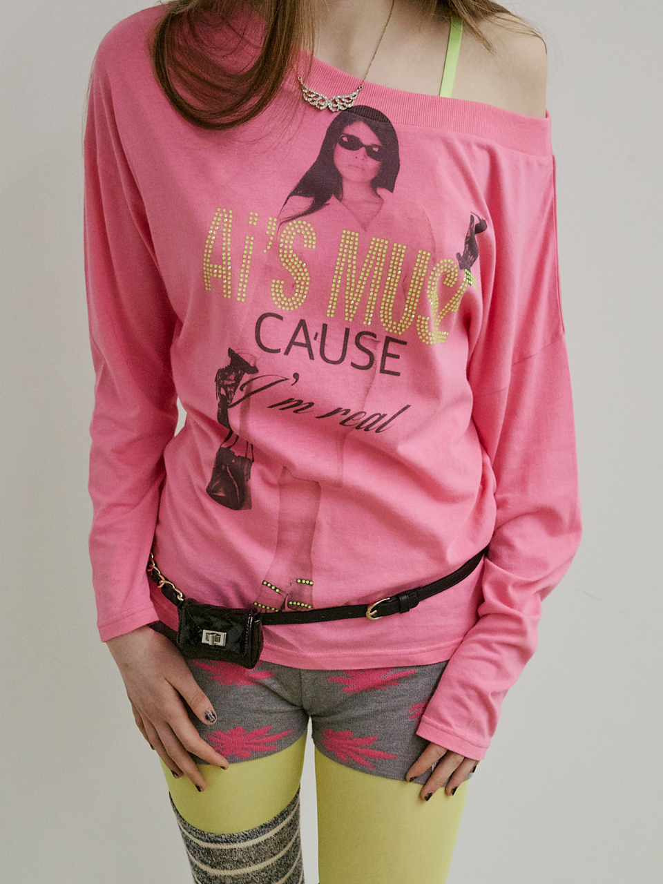 Urban Muse Tee Acid Pink