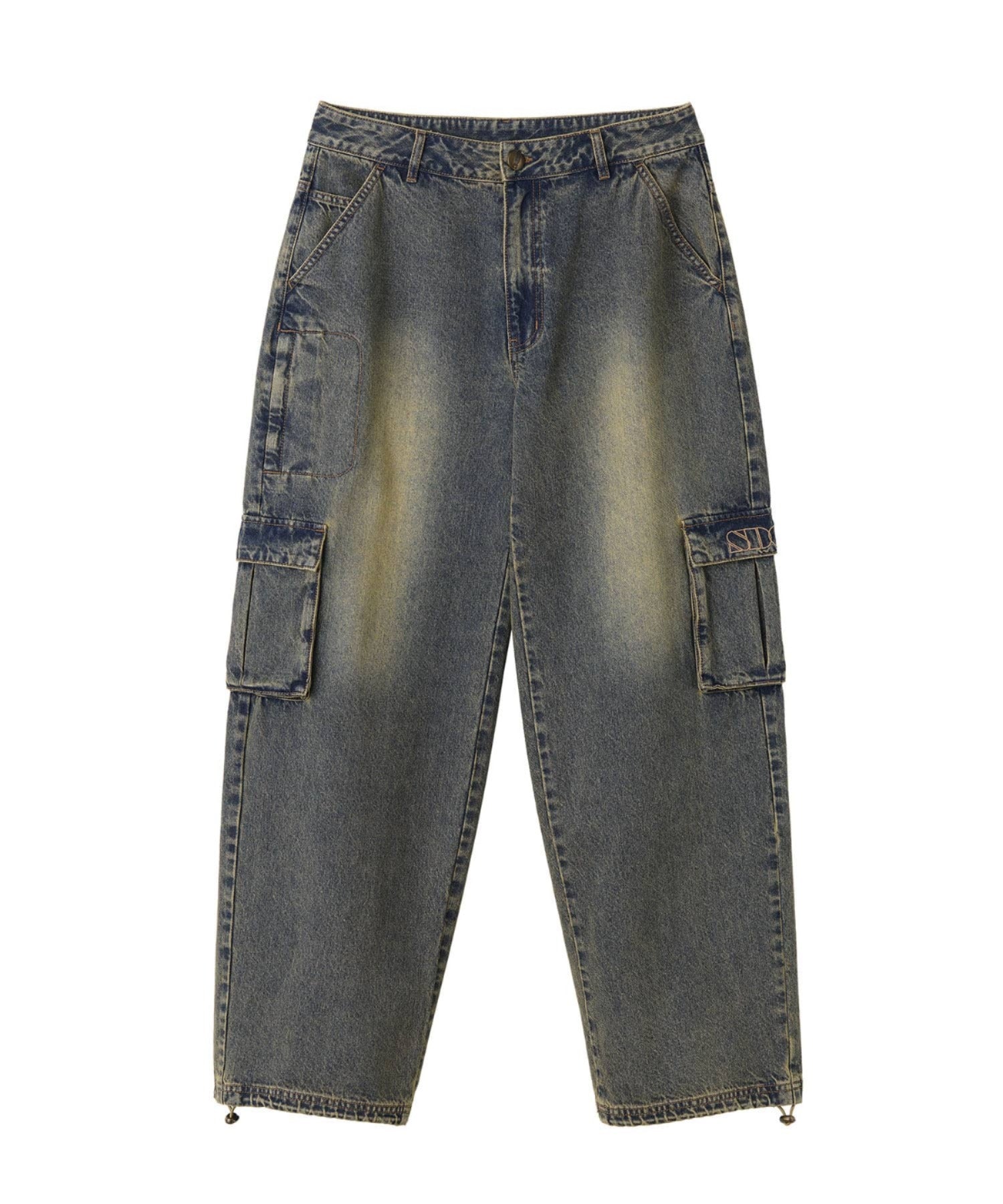 Acid Cargo Jogger Pants Vintage Tint