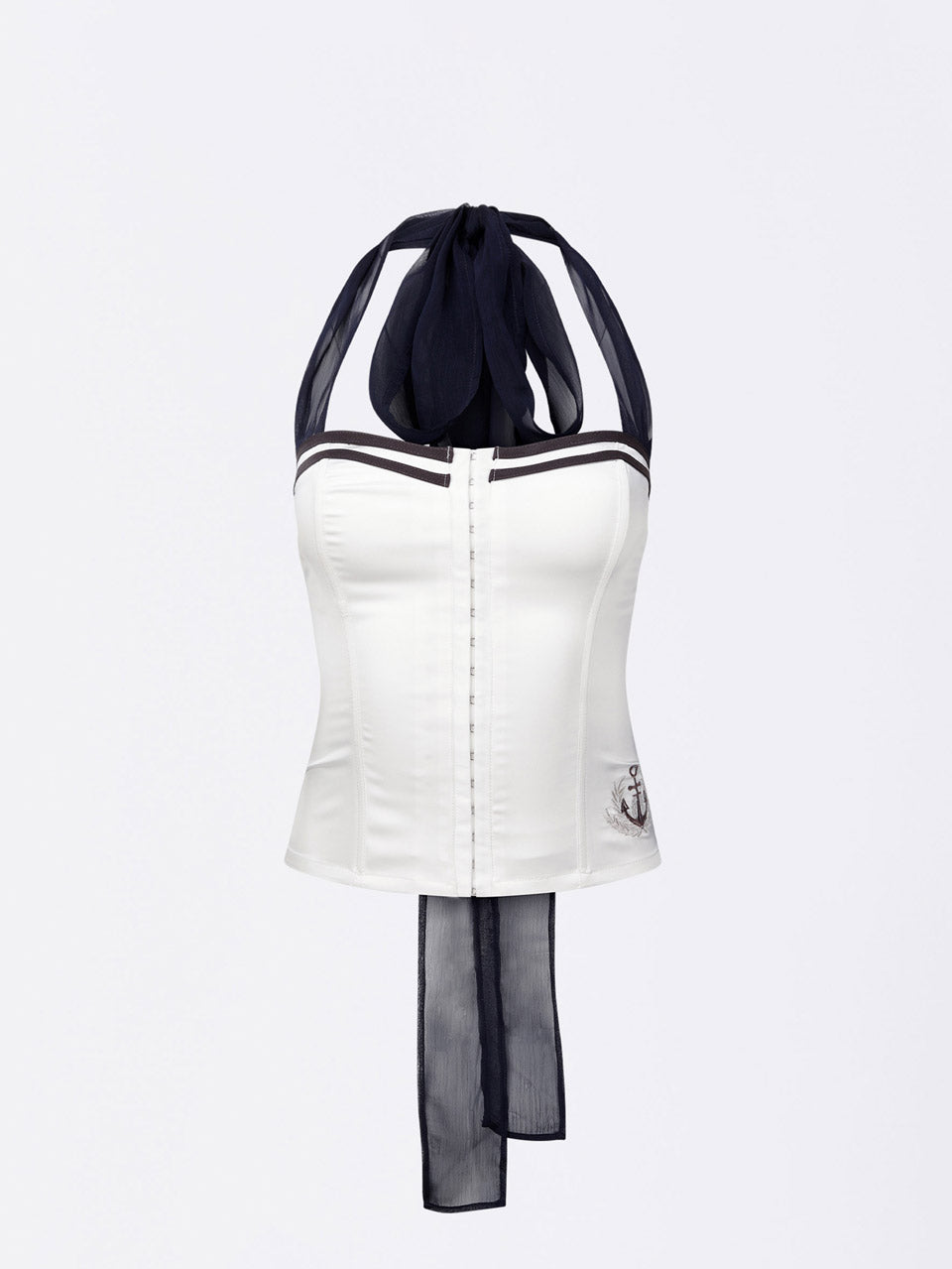 無料配送 ◆ Sculptor ◆ Marine Halter Corset Marine Halter Corset White – SCULPTOR JAPAN