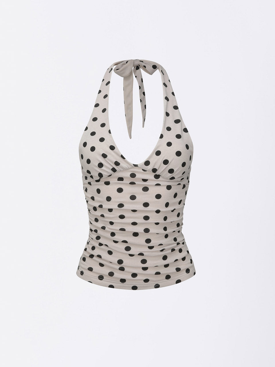 Dot Halter Top Raw