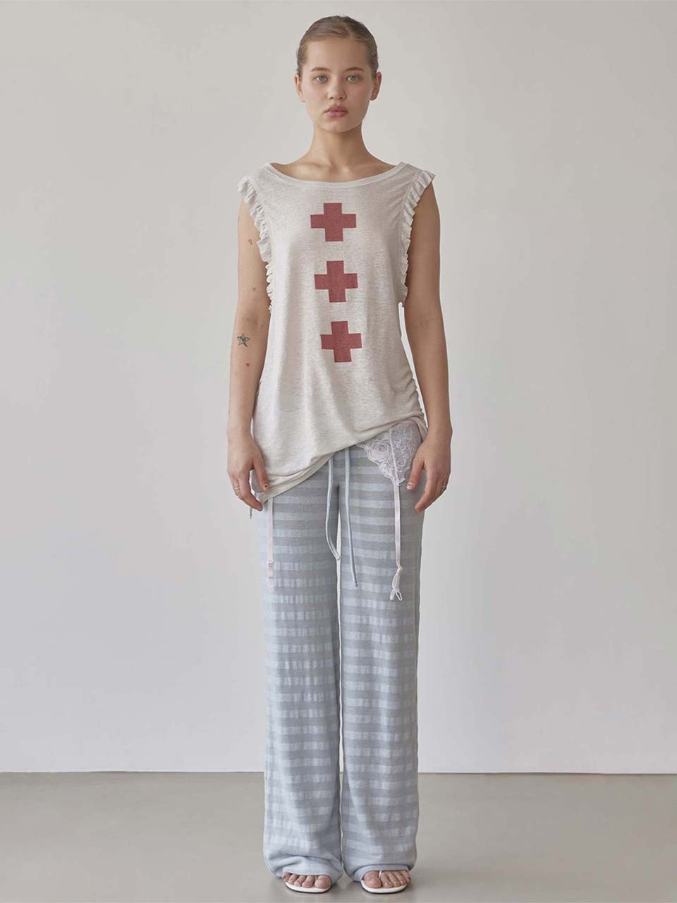 Emergency Muscle Tank Top White