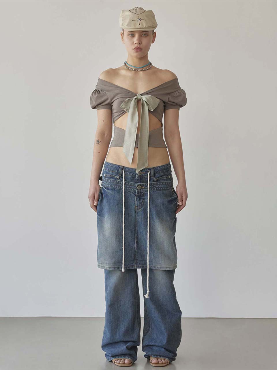 Princess 2way Tee Mocha – SCULPTOR JAPAN