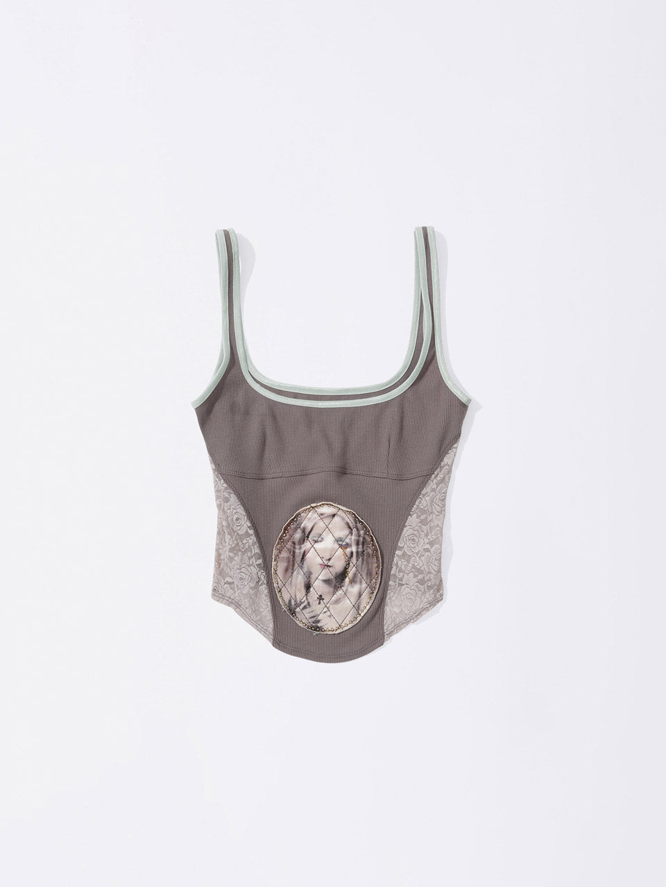 Beaded Maria Top Mocha
