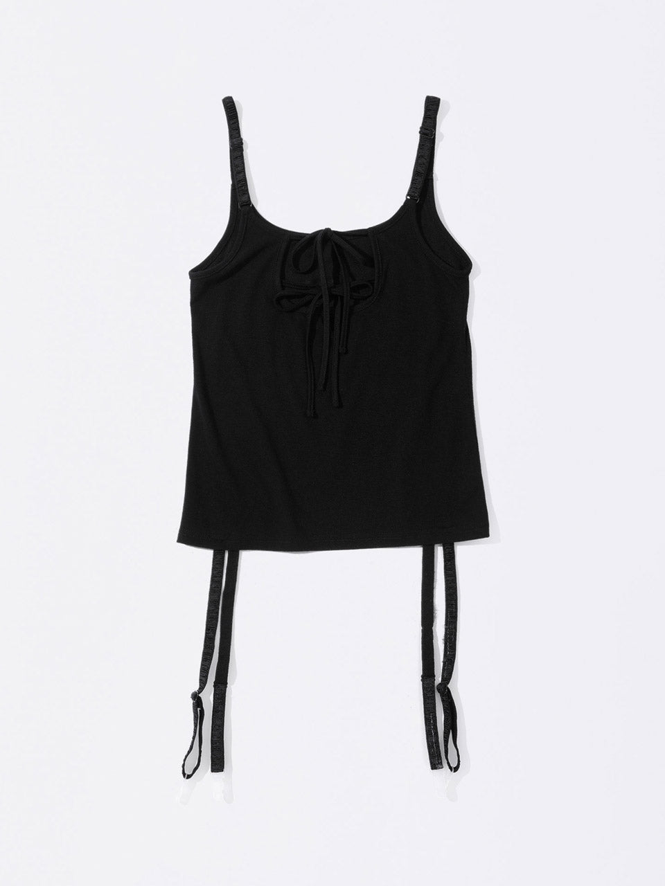 Garter Reversible Top Black