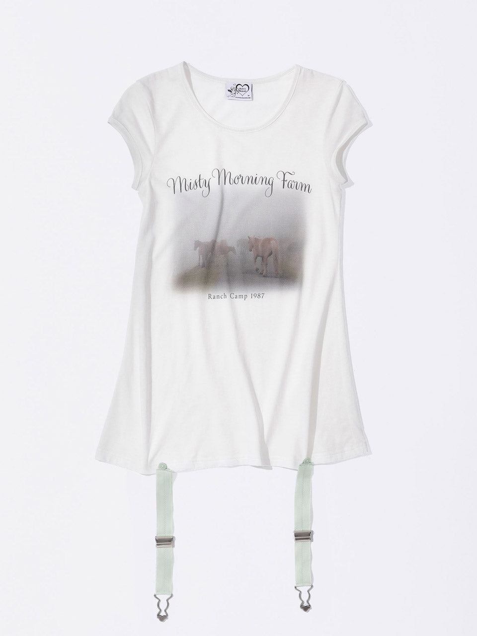 Ranch Lingerie Tee White