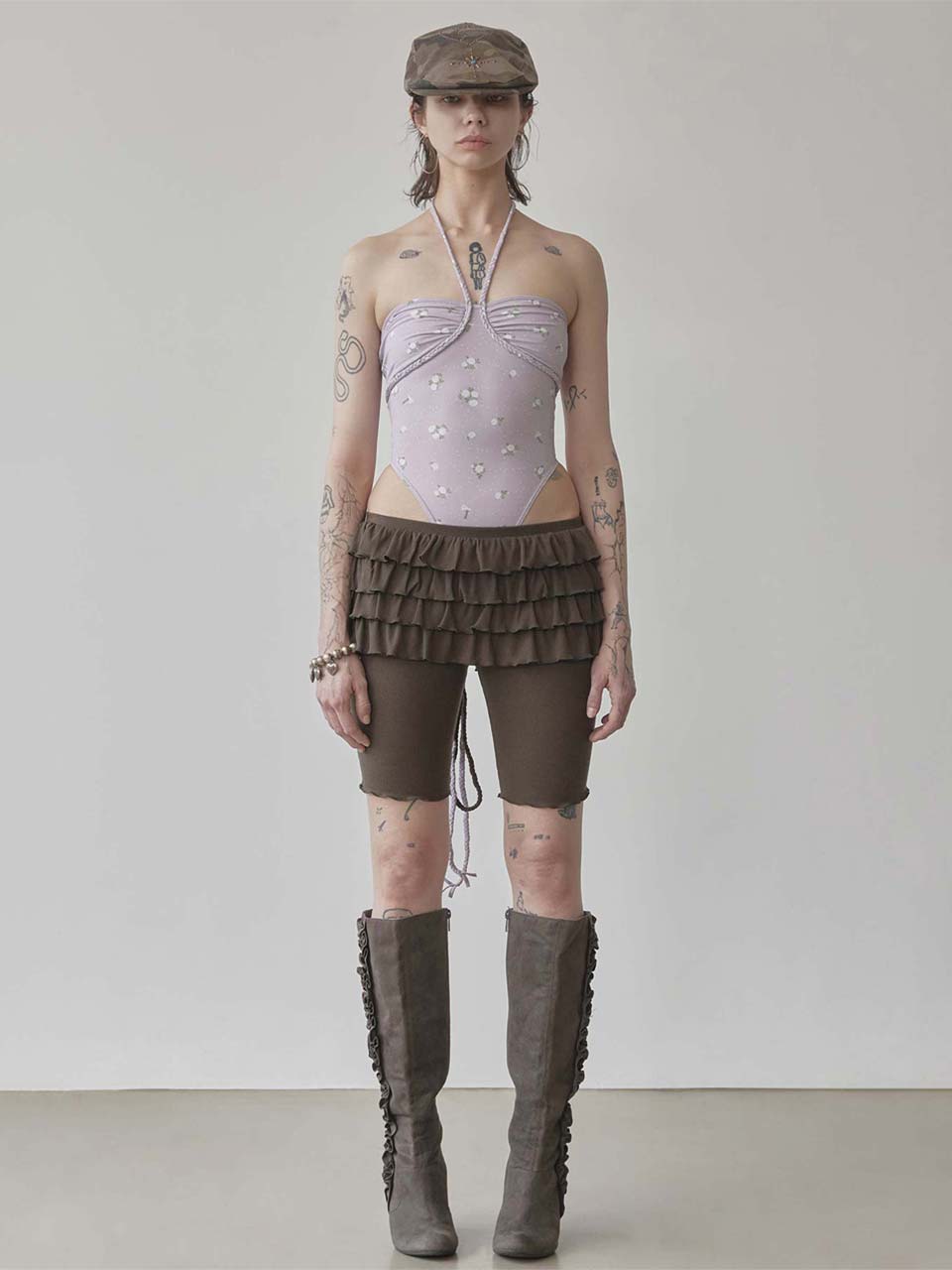 Braided Bodysuit Lavender