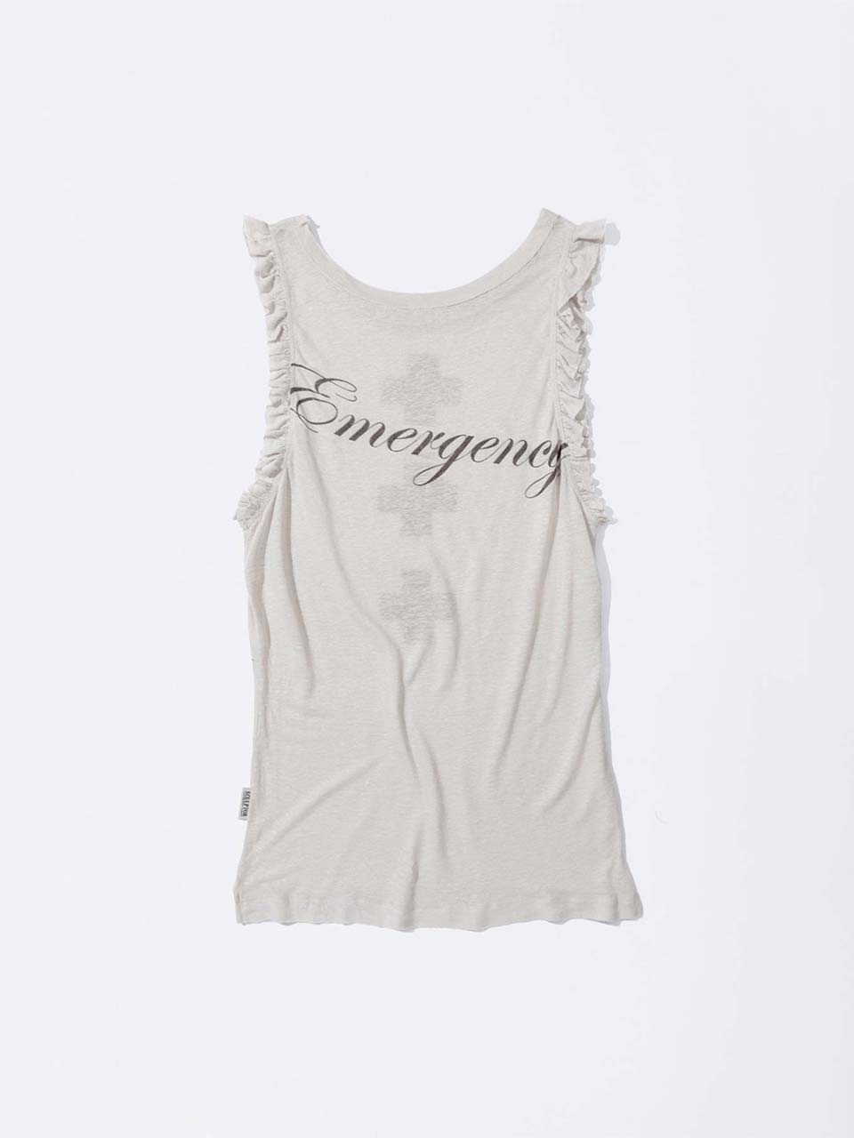 Emergency Muscle Tank Top White