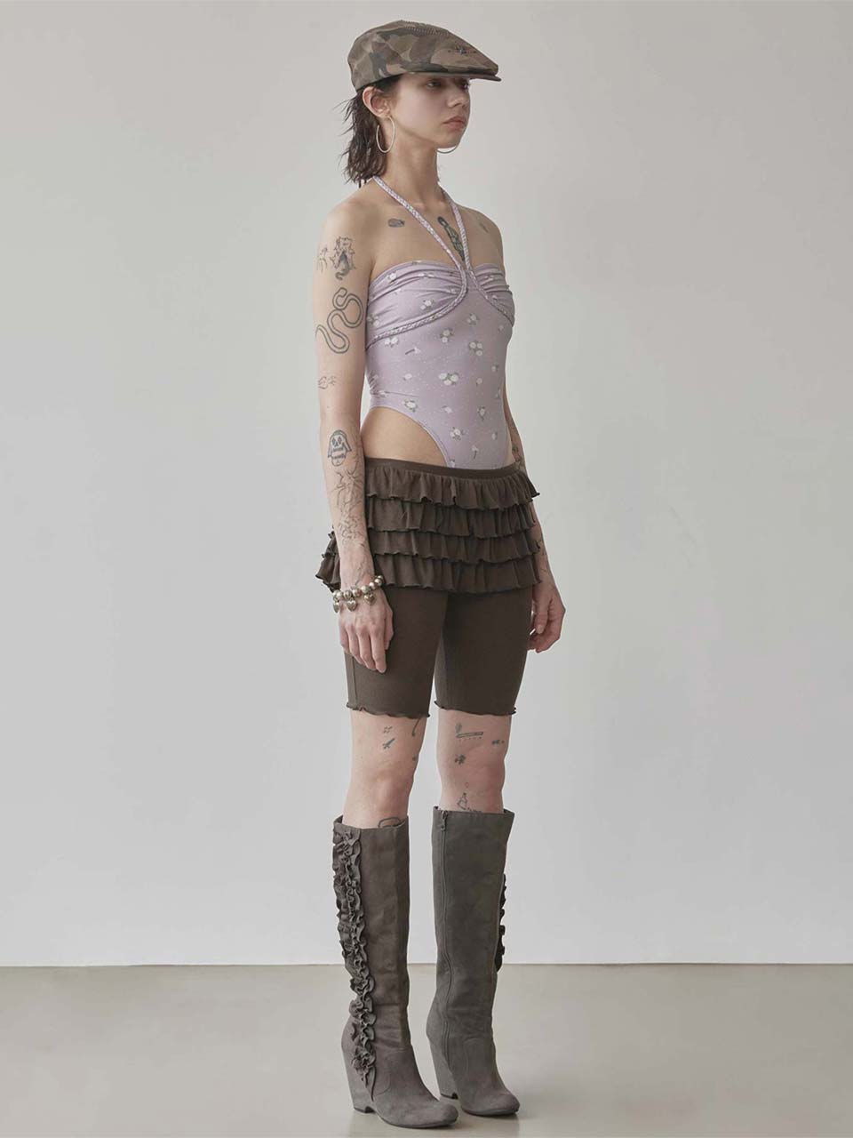 Braided Bodysuit Lavender
