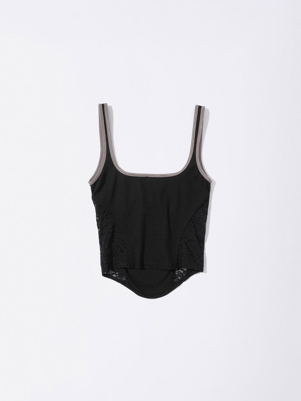 Beaded Maria Top Black