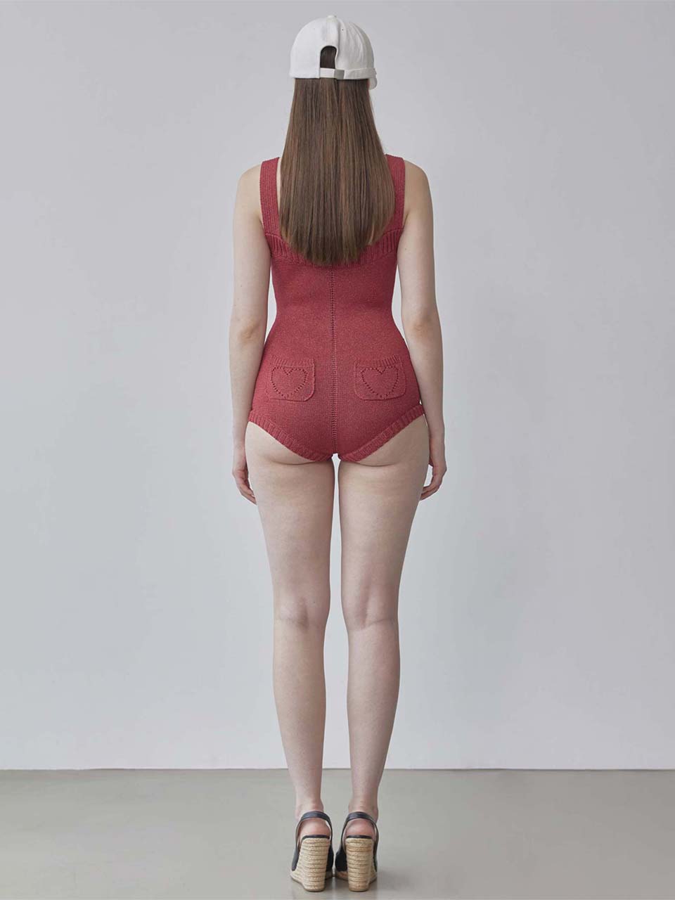 無料配送 ◆ Sculptor ◆ Overalls Knitted Bodysuit Overalls Knitted Bodysuit Red – SCULPTOR JAPAN
