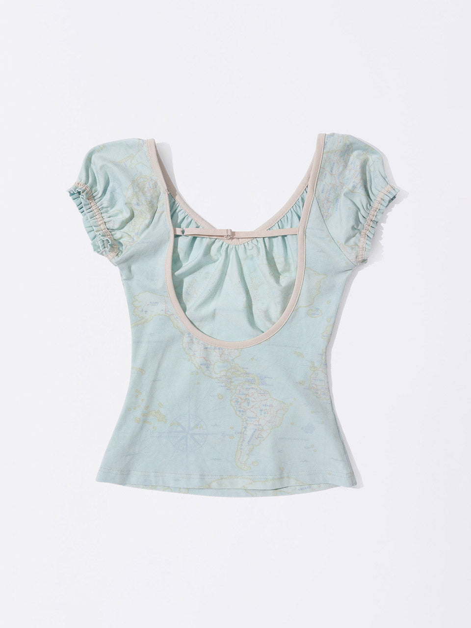 Tourist Scoop Back Tee Baby Blue