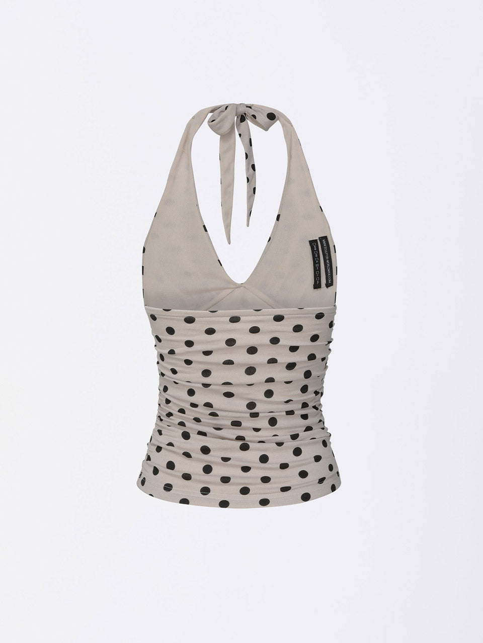 Dot Halter Top Raw