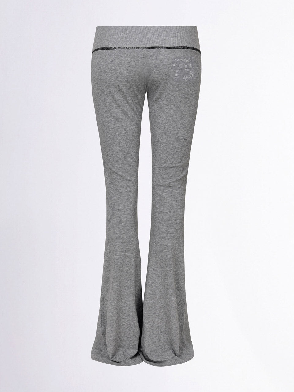 [Sculptor X Ed Hardy] Flare Track Pants Melange Gray