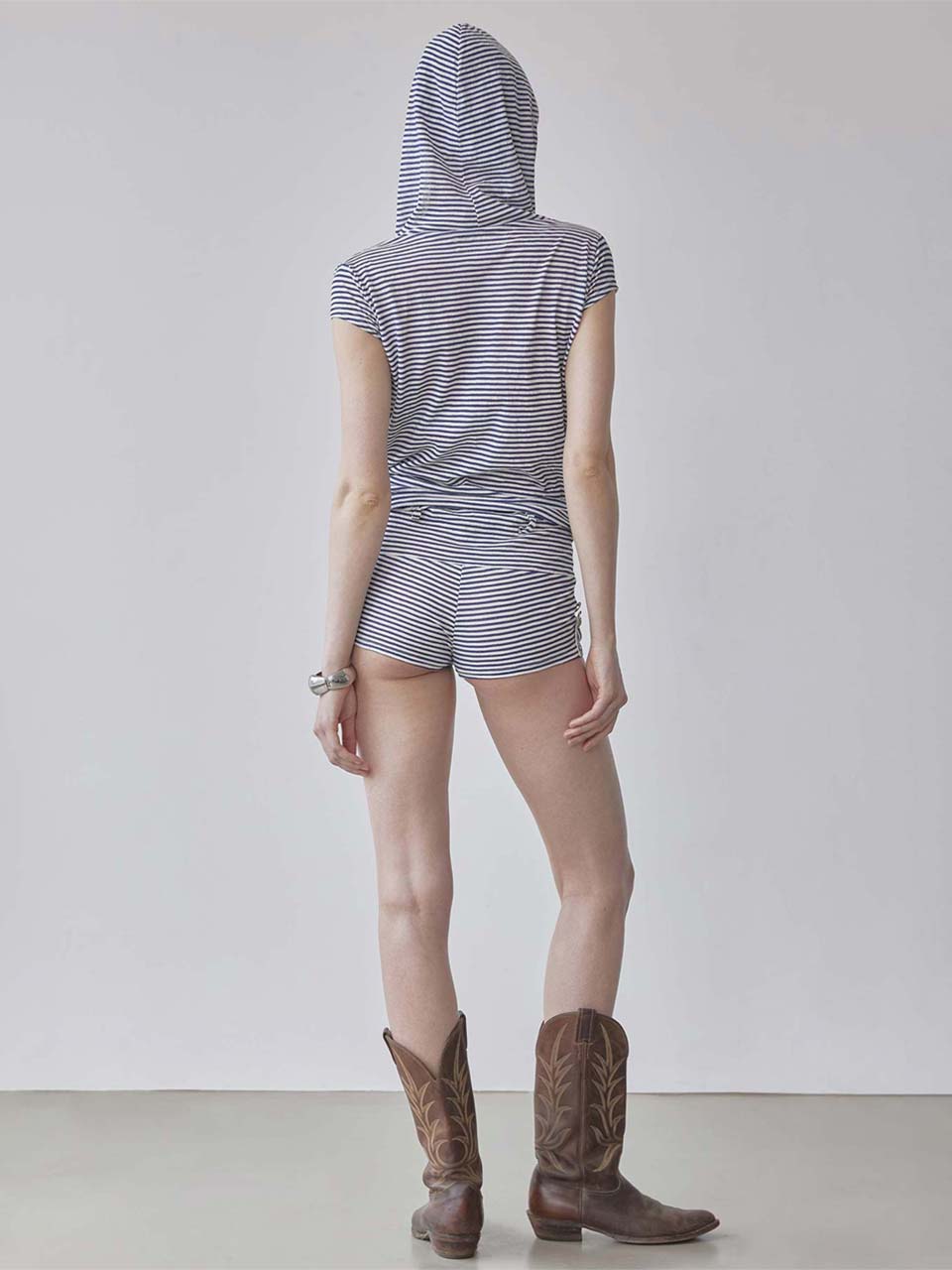 Marine Draped Romper Navy – SCULPTOR JAPAN