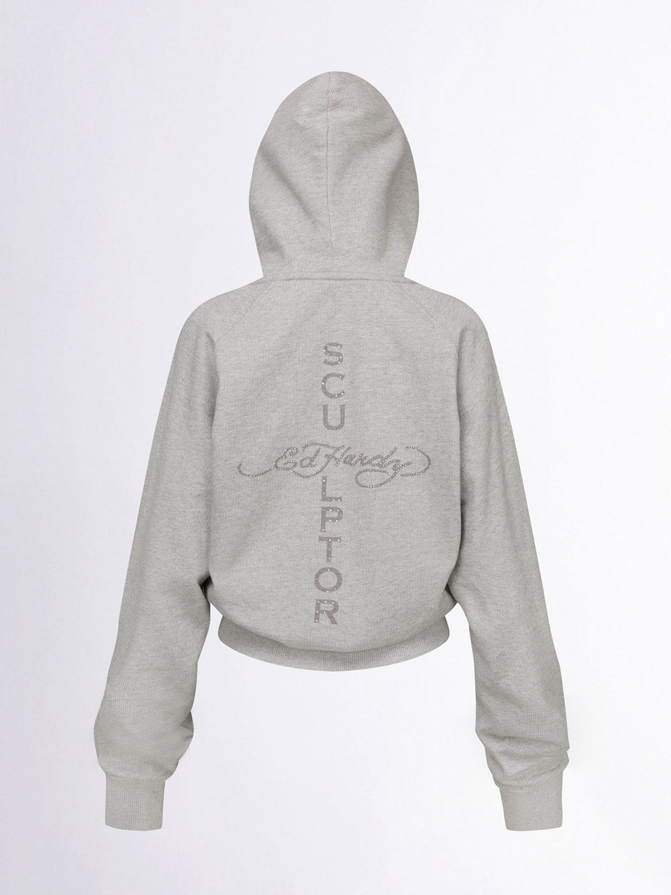 Sculptor X Ed Hardy] Angel Hoodie Melange Gray – SCULPTOR JAPAN