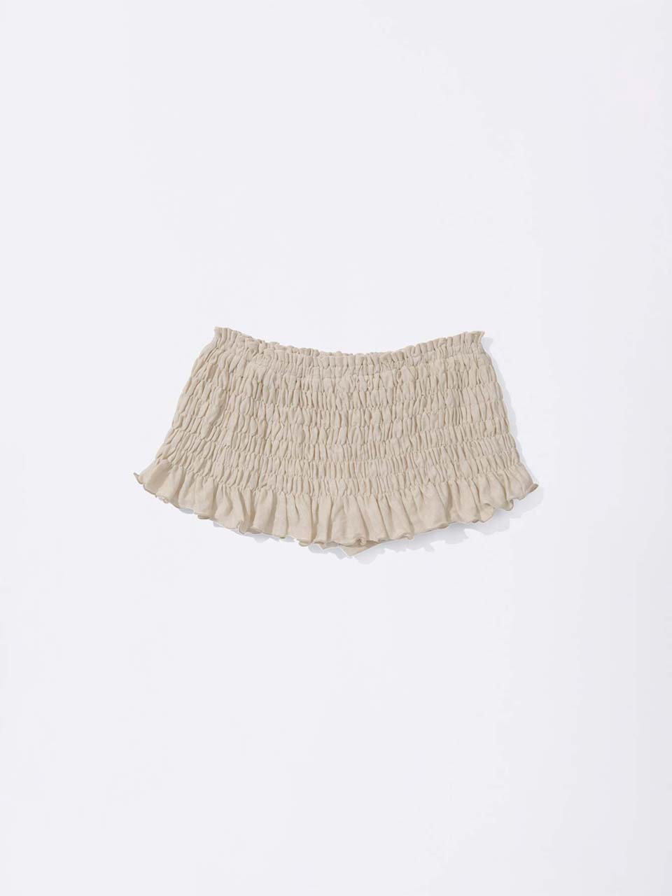 Crinkle Volumer Skort Dusty Beige