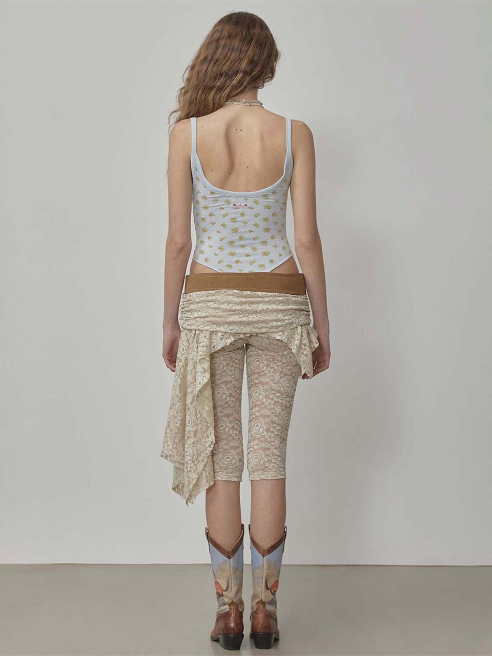 無料配送 ◆ Sculptor ◆ Asymmetric Lace Skirt Leggings Asymmetric Lace Skirt Leggings Raw – SCULPTOR JAPAN