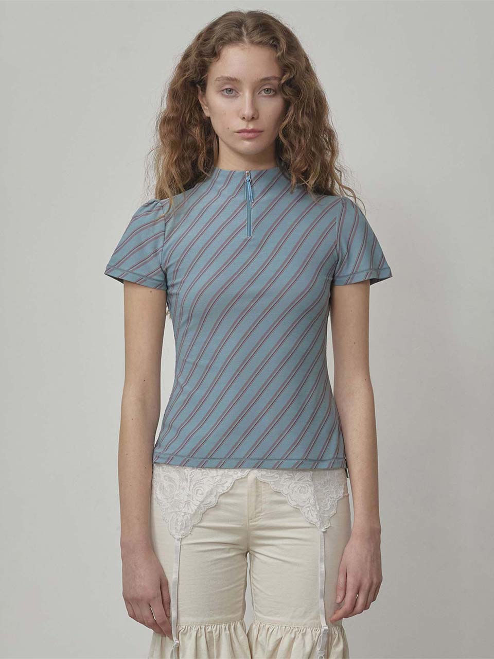 Stripe Jersey Top Sage – SCULPTOR JAPAN