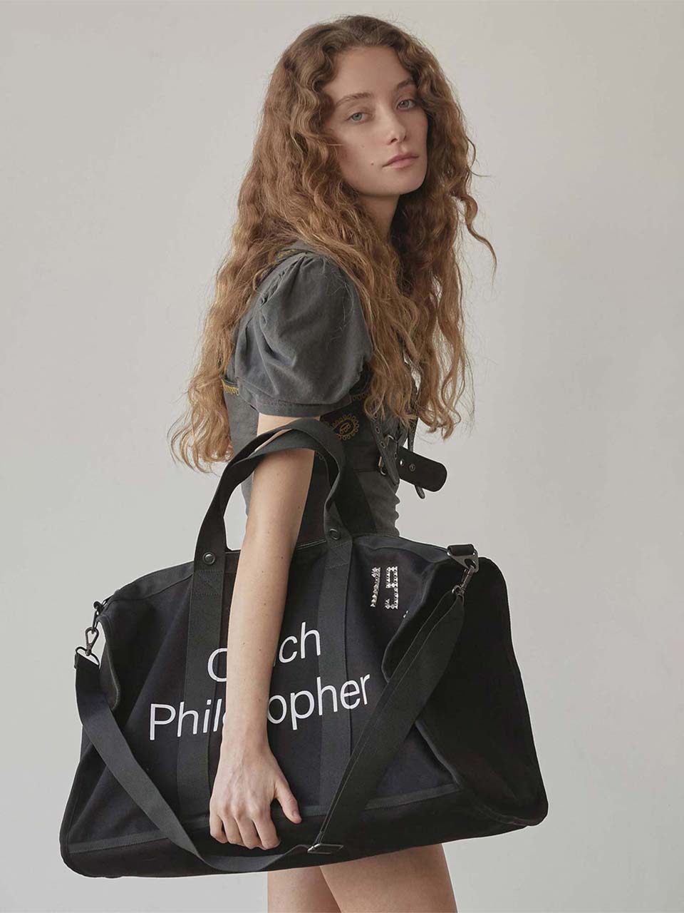 ★SCULPTOR★ Summer Boston Bag Black SC25S512BK Summer Boston Bag Black – SCULPTOR JAPAN