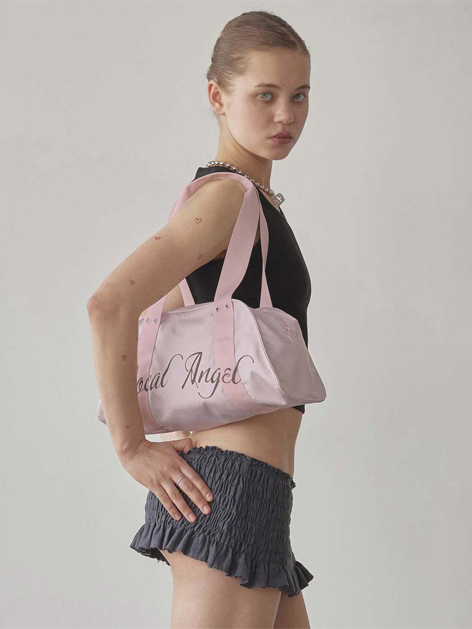 韓国人気【SCULPTOR】Local Angel Gym Bag★韓国芸能人着用★ Local Angel Gym Bag Pink – SCULPTOR JAPAN