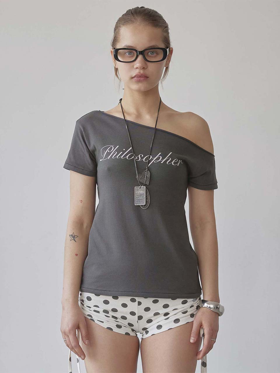 【SCULPTOR】フックミーアップレイヤードTシャツチャコール Hook Me Up Layered Tee Charcoal – SCULPTOR JAPAN