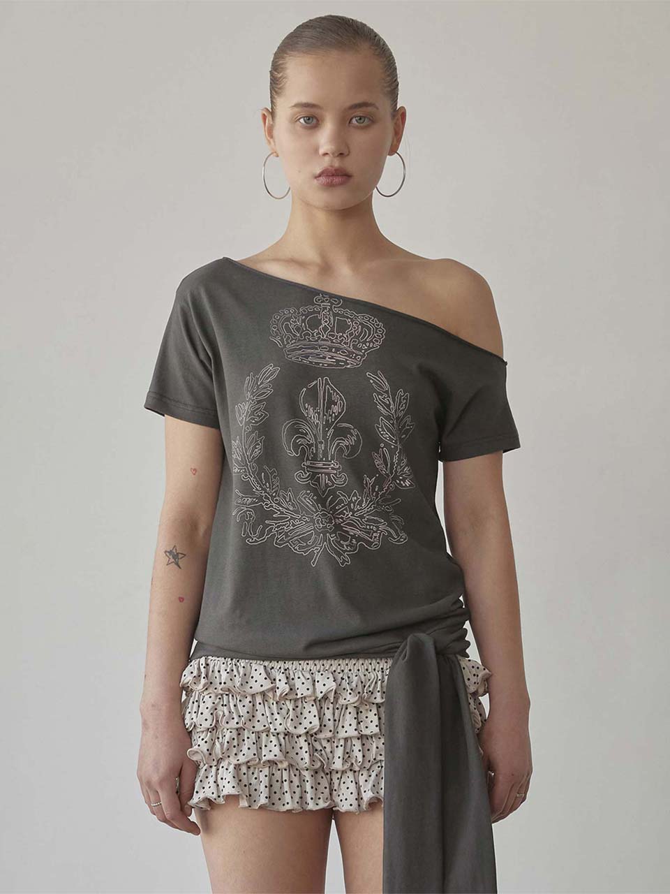 トップス sculptor chateau shithole tie tee Chateau Shithole Tie Tee White – SCULPTOR JAPAN