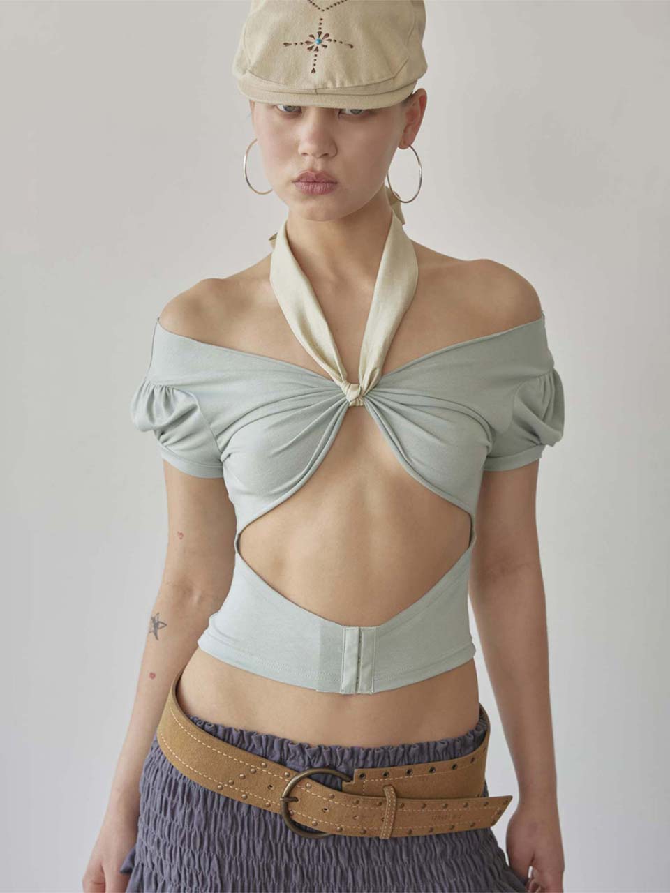 無料配送 ◆ Sculptor ◆ Princess 2way Tee Princess 2way Tee Misty – SCULPTOR JAPAN