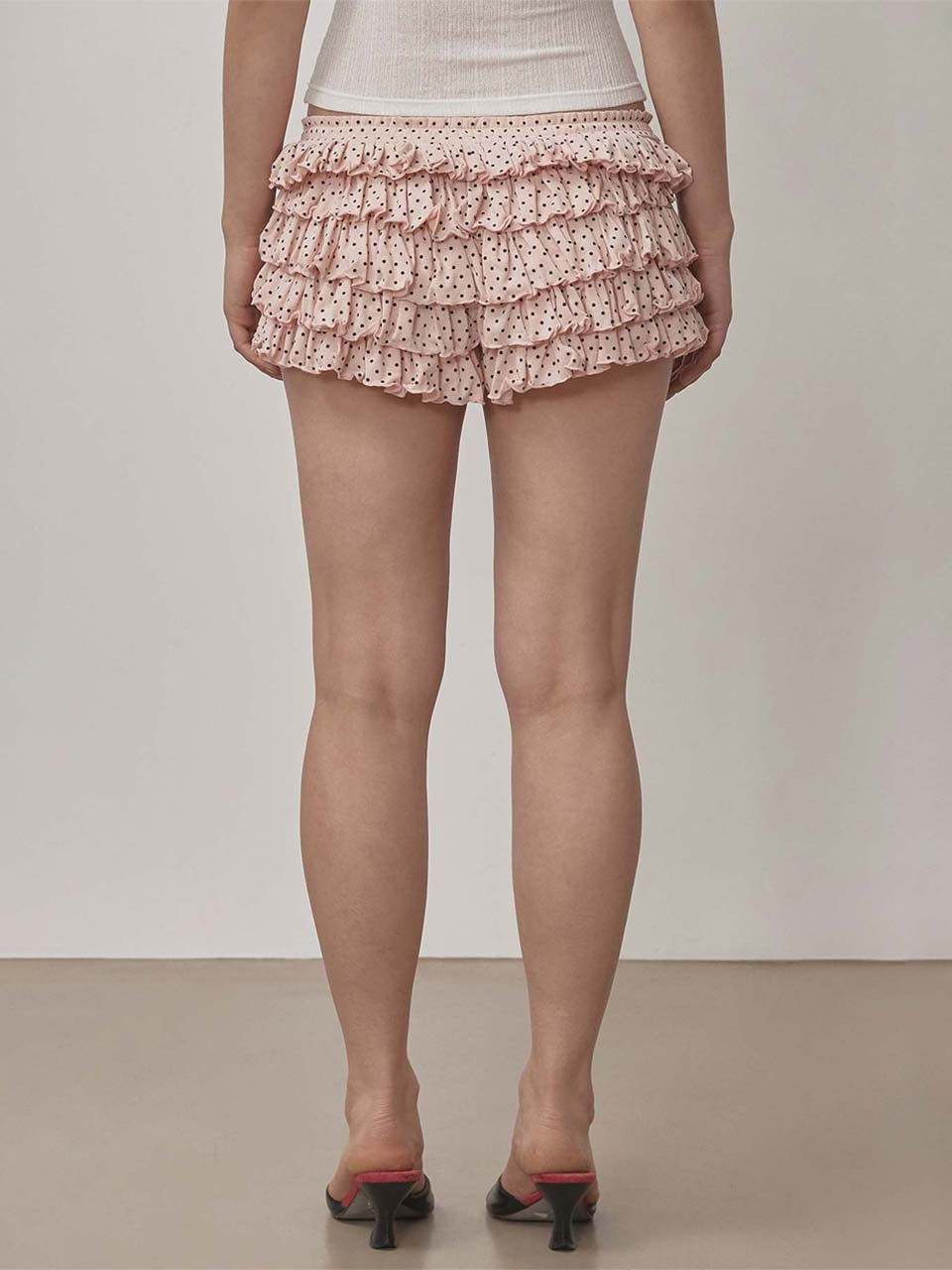 【SCULPTOR】Dot Volumer Shorts Dot Volumer Shorts Brown – Sculptor