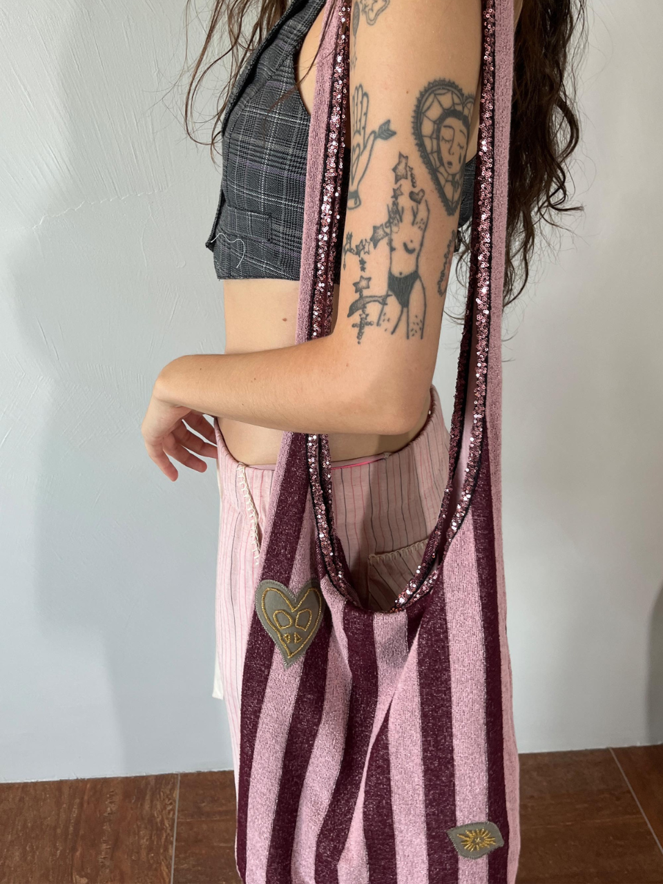 Terry Hobo Bag Berry
