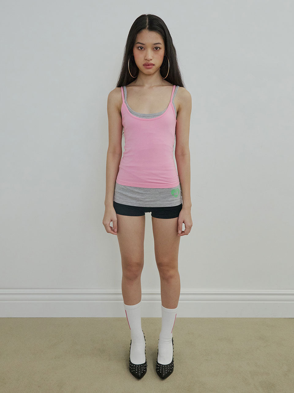 【5月下旬お届け予定】My Go To Sleeveless Top Acid Pink
