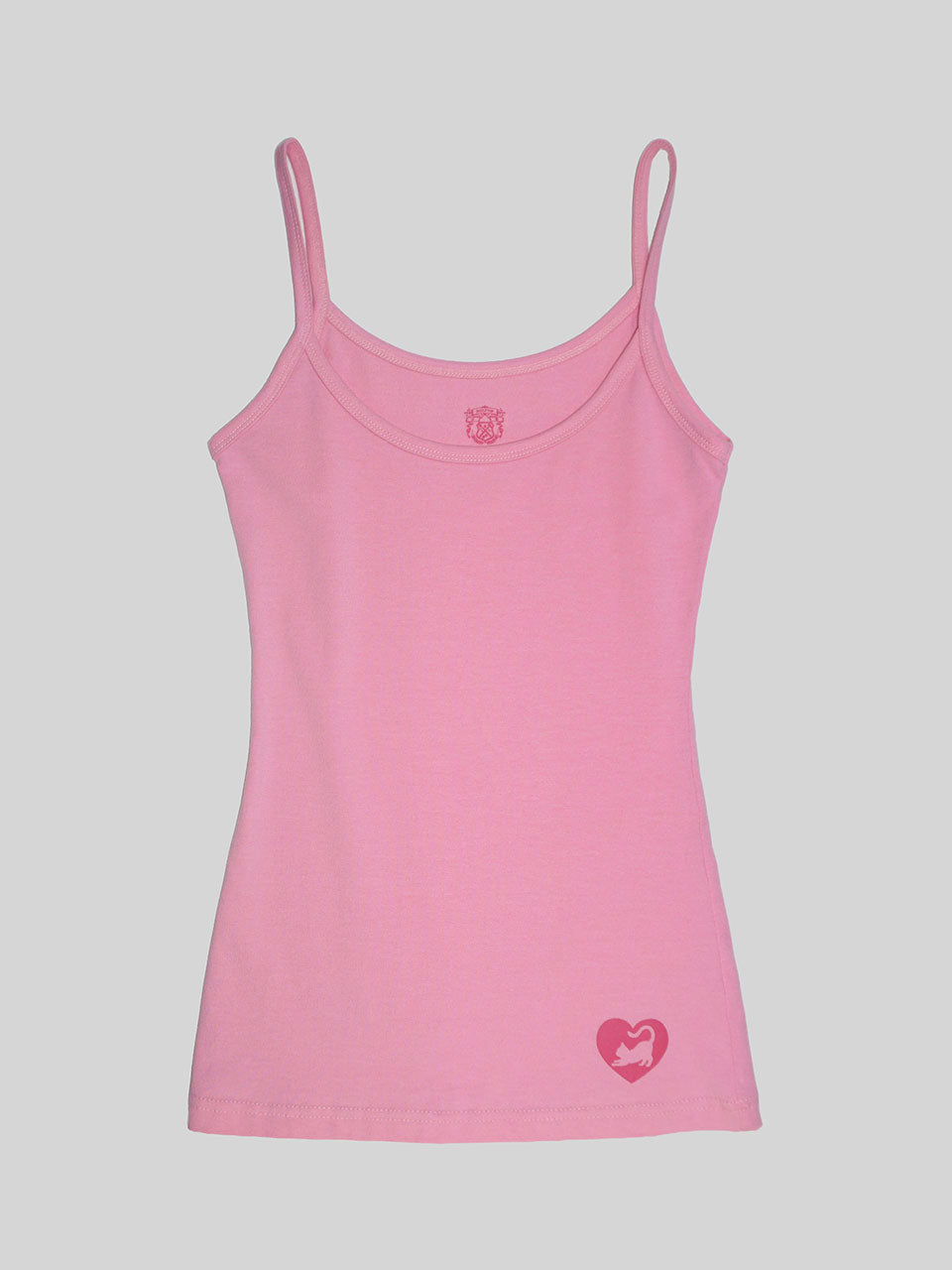 【S/Mのみ6月下旬お届け予定】Sweet Kitty Tank Top Acid Pink