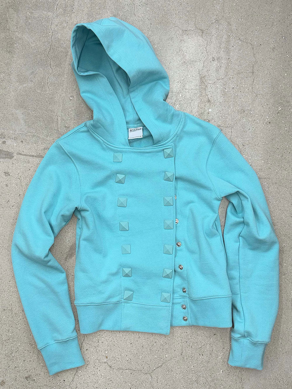 【6月上旬お届け予定】Napoleon Stud Hoodie Acid Blue