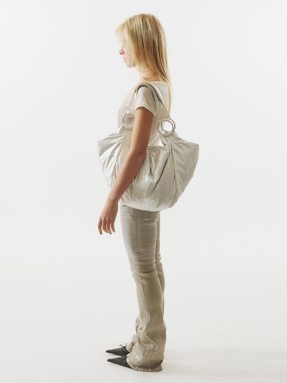 Angelic Hobo Bag Pearl
