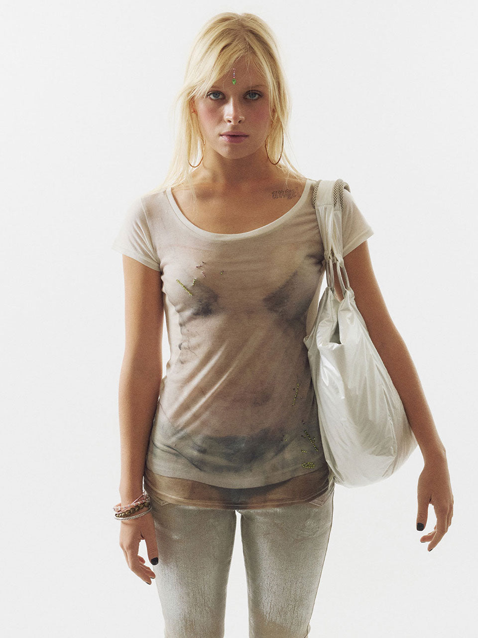 Angelic Hobo Bag Pearl