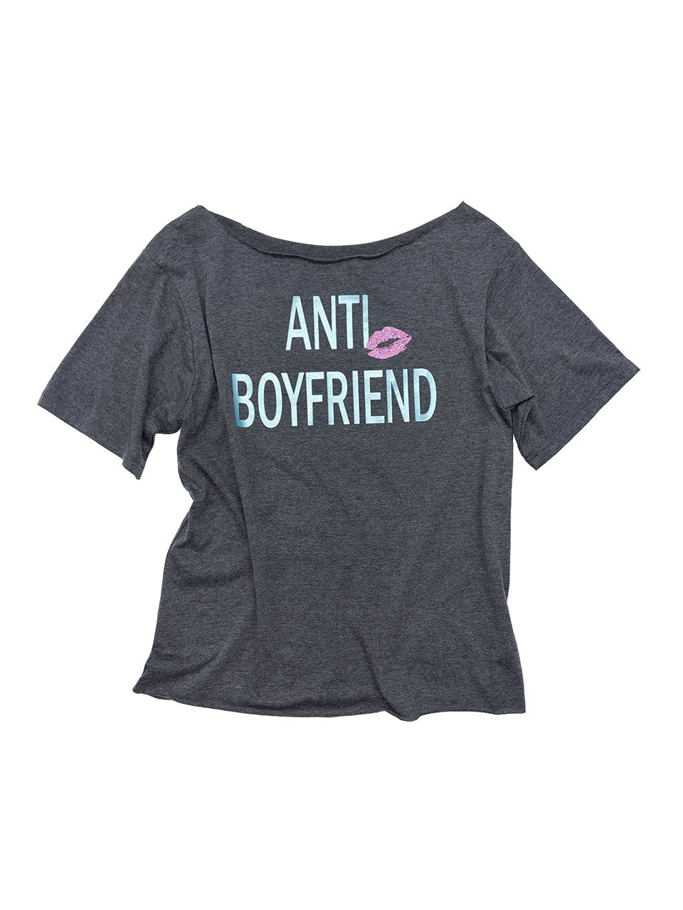 Anti Boyfriend Tee Charcoal Melange