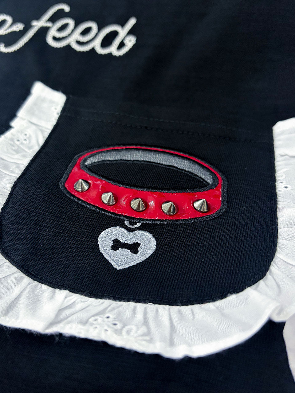 Apron Ruffle Tank Top Black