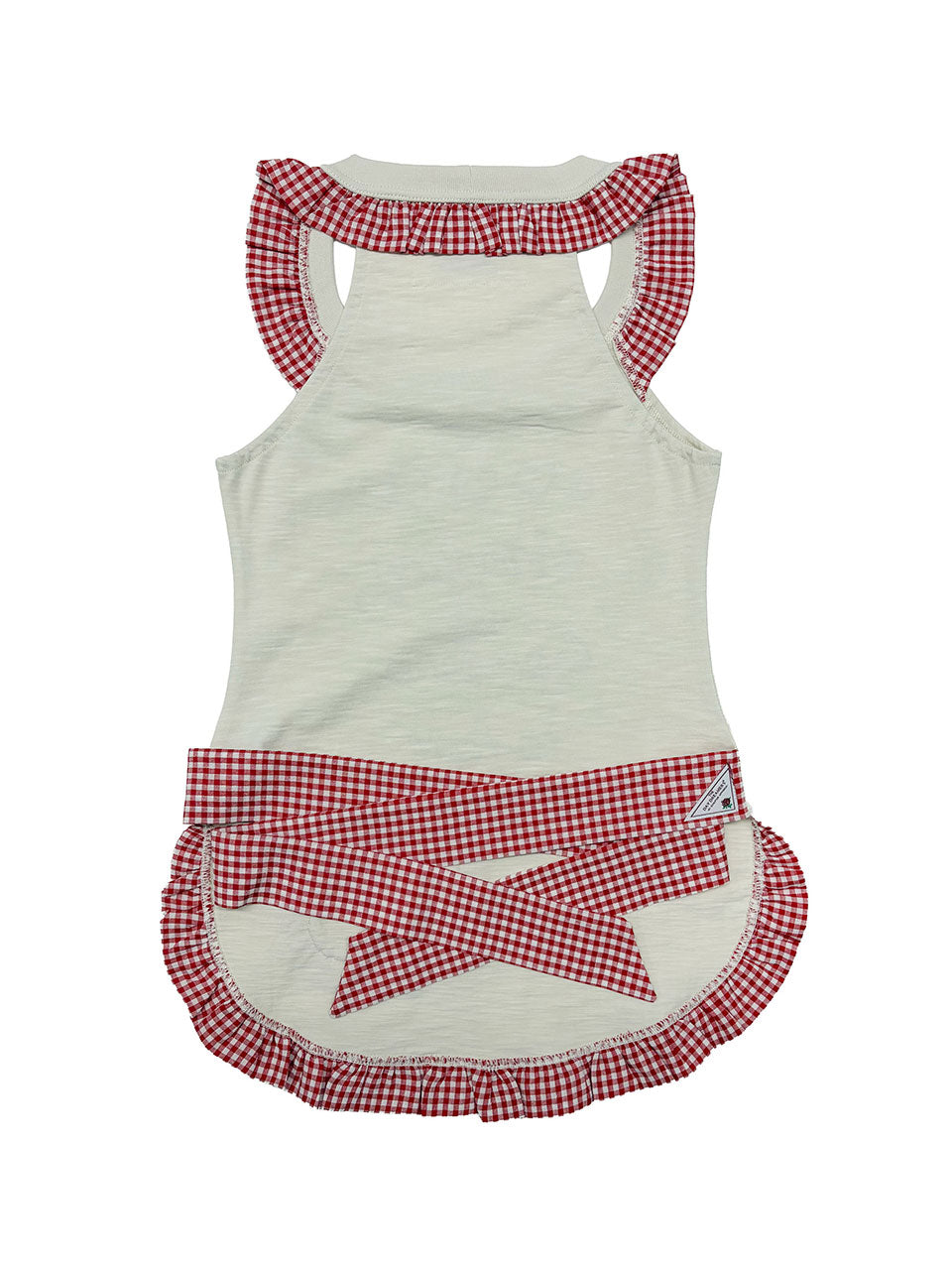 Apron Ruffle Tank Top Raw