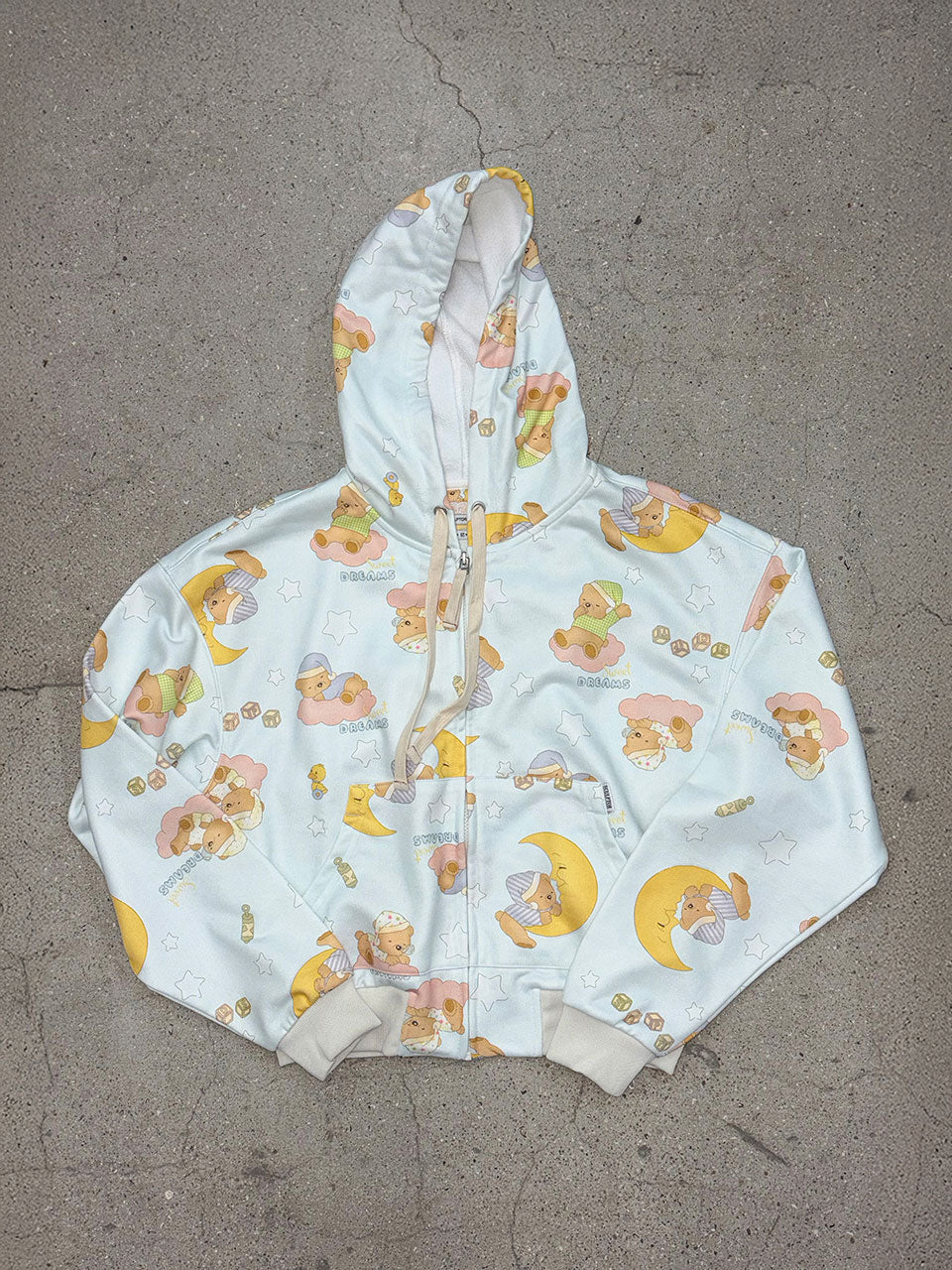 Sweet Dreams Hooded Zip-Up Baby Blue