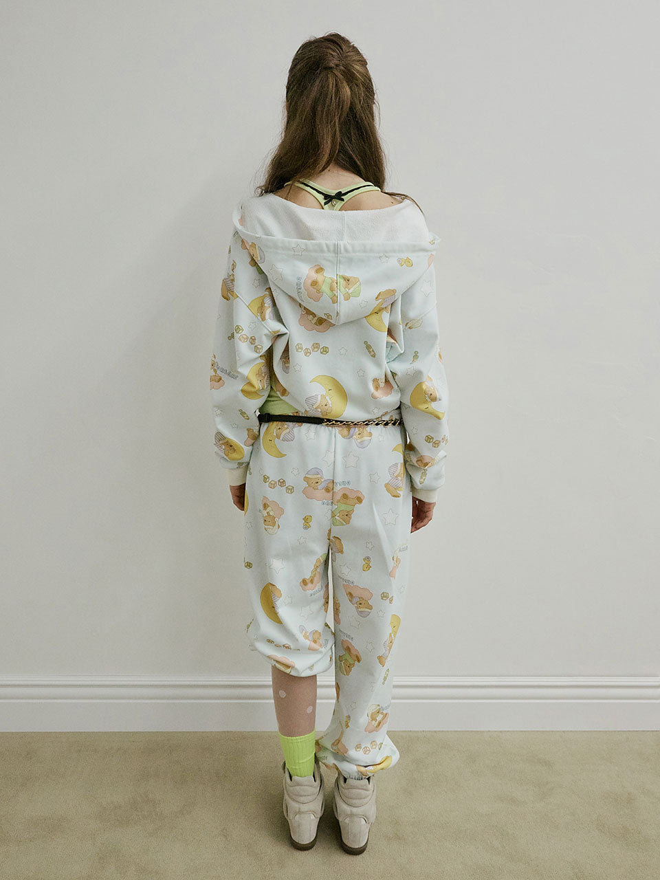 Sweet Dreams Hooded Zip-Up Baby Blue