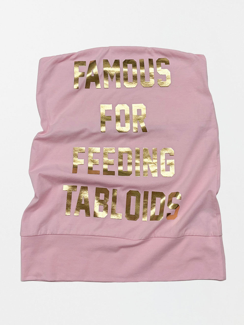 Tabloids Tube Top Baby Pink