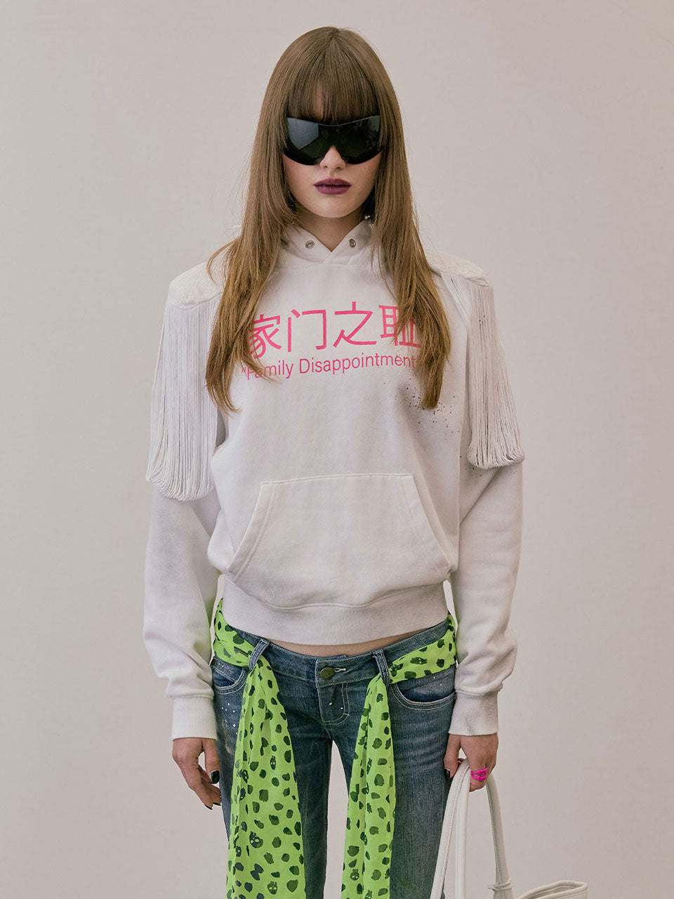 Bad Seed Marching Band Hoodie White