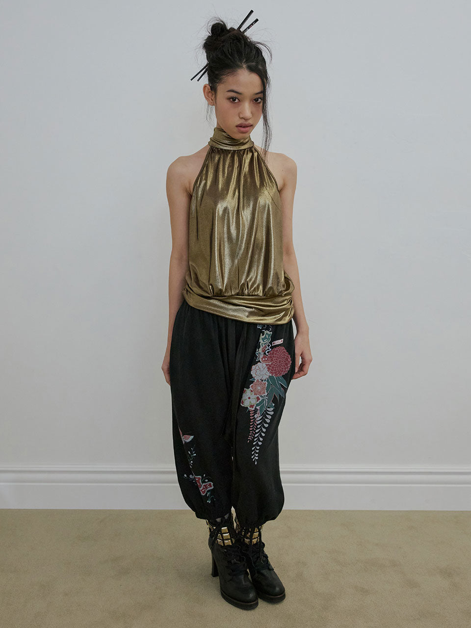 Zen Capri Jogger Pants Black